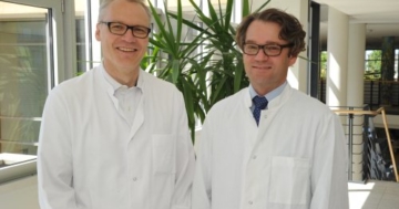 Priv.-Doz. Dr. Jörg-Peter Ritz (li.) und Priv.-Doz. Dr. Oliver Heese sind seit Juni als Chefärzte in den HELIOS Kliniken Schwerin tätig. (Foto: HELIOS Kliniken Schwerin)